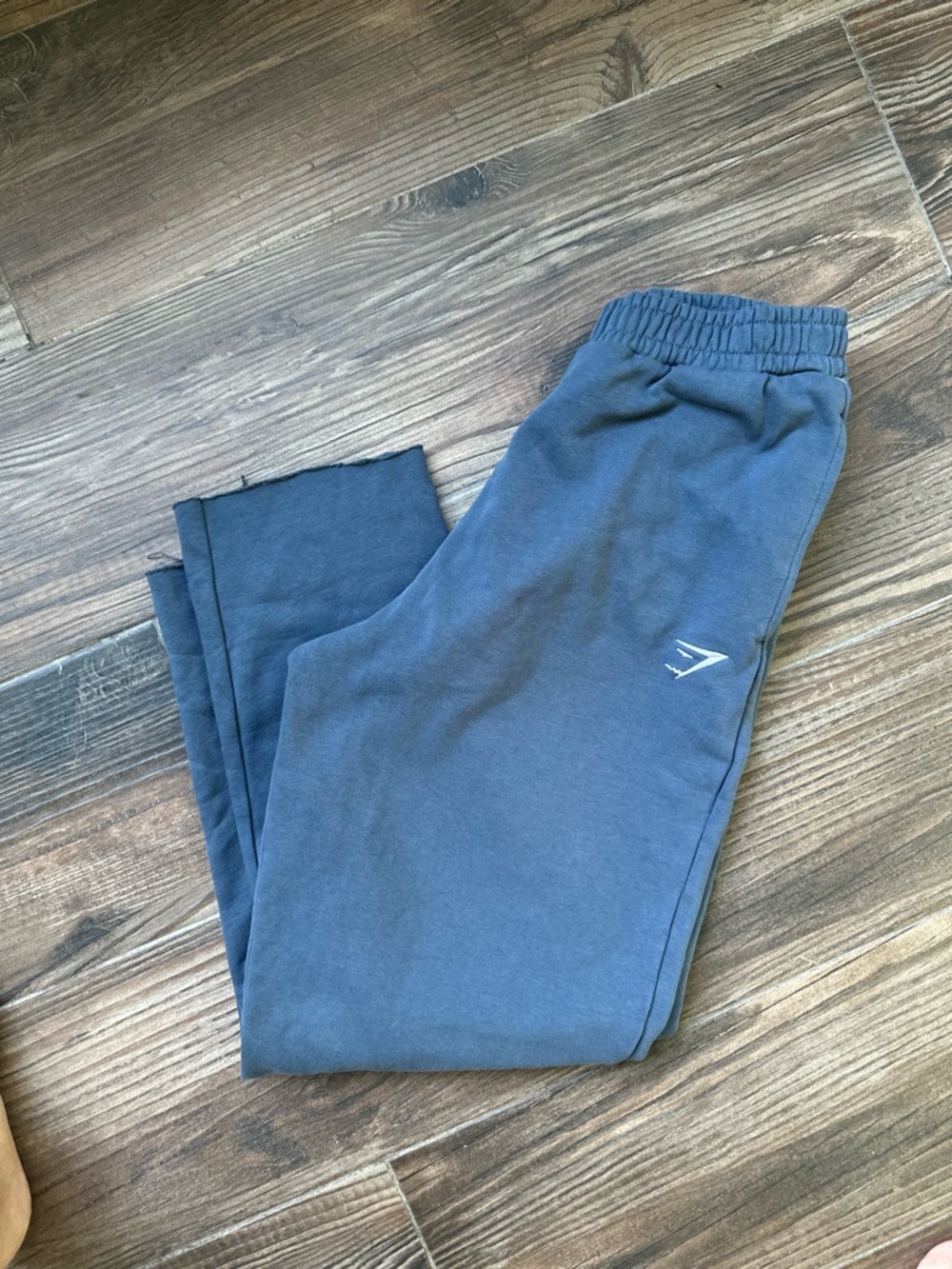 Gymshark Women's Slate Blue Track Joggers with Logo - Picture 2 of 9